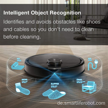 Ecovacs T8 + DeeBot App Control Roboter-Staubsauger